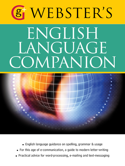 Title details for Webster's English Language Companion by Betty Kirkpatrick - Available